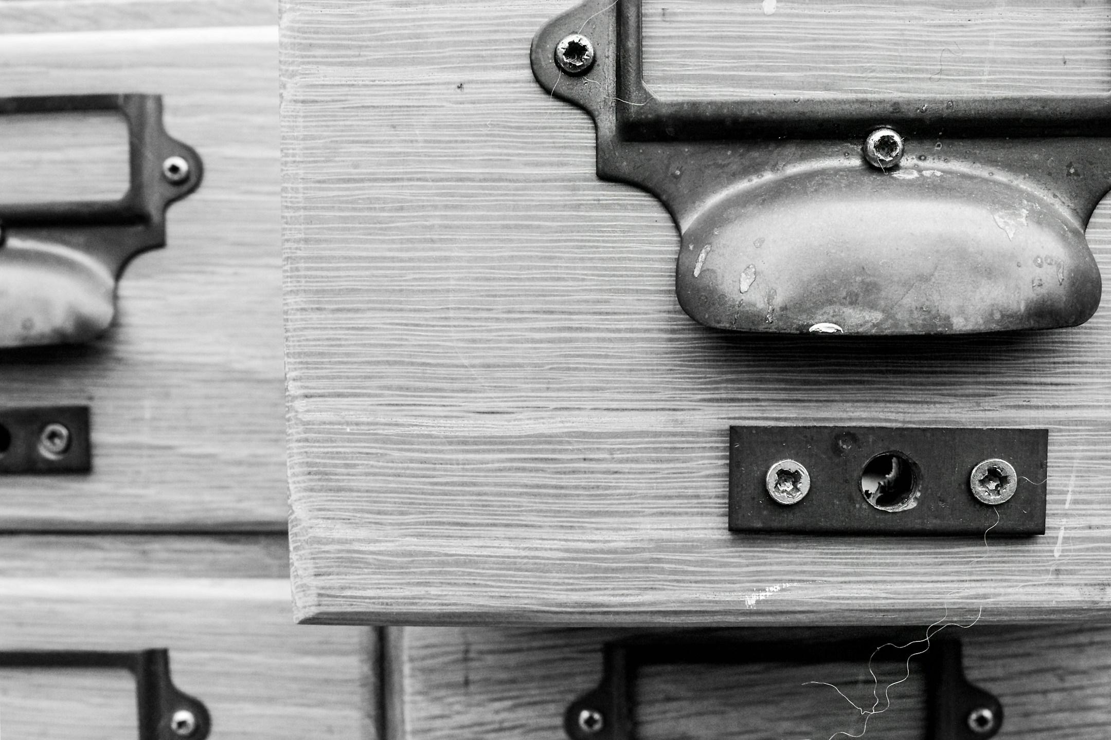 Vintage Filing Cabinet Draws